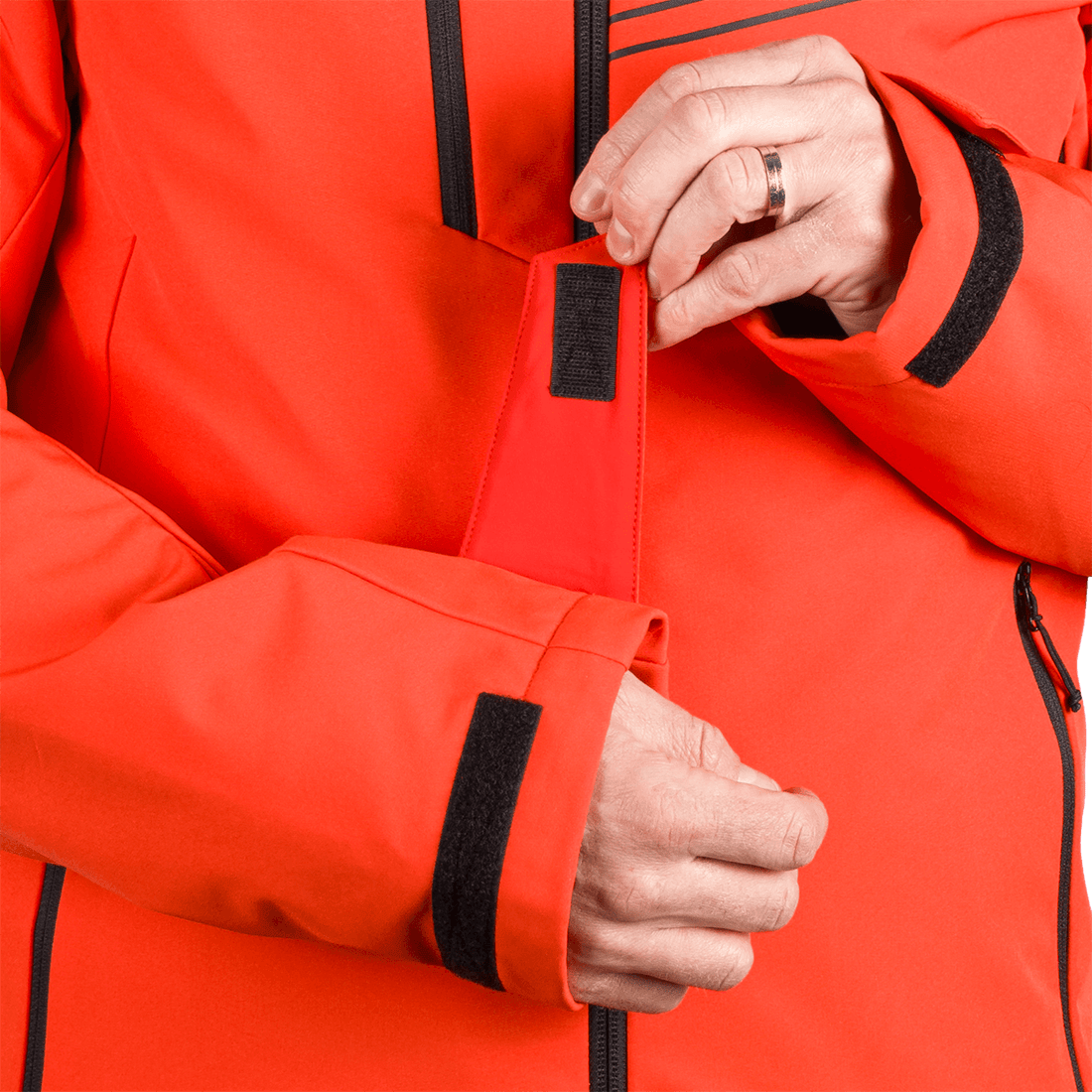 BU-5352SNW men's ski softshell insulated jacket BARTALAN