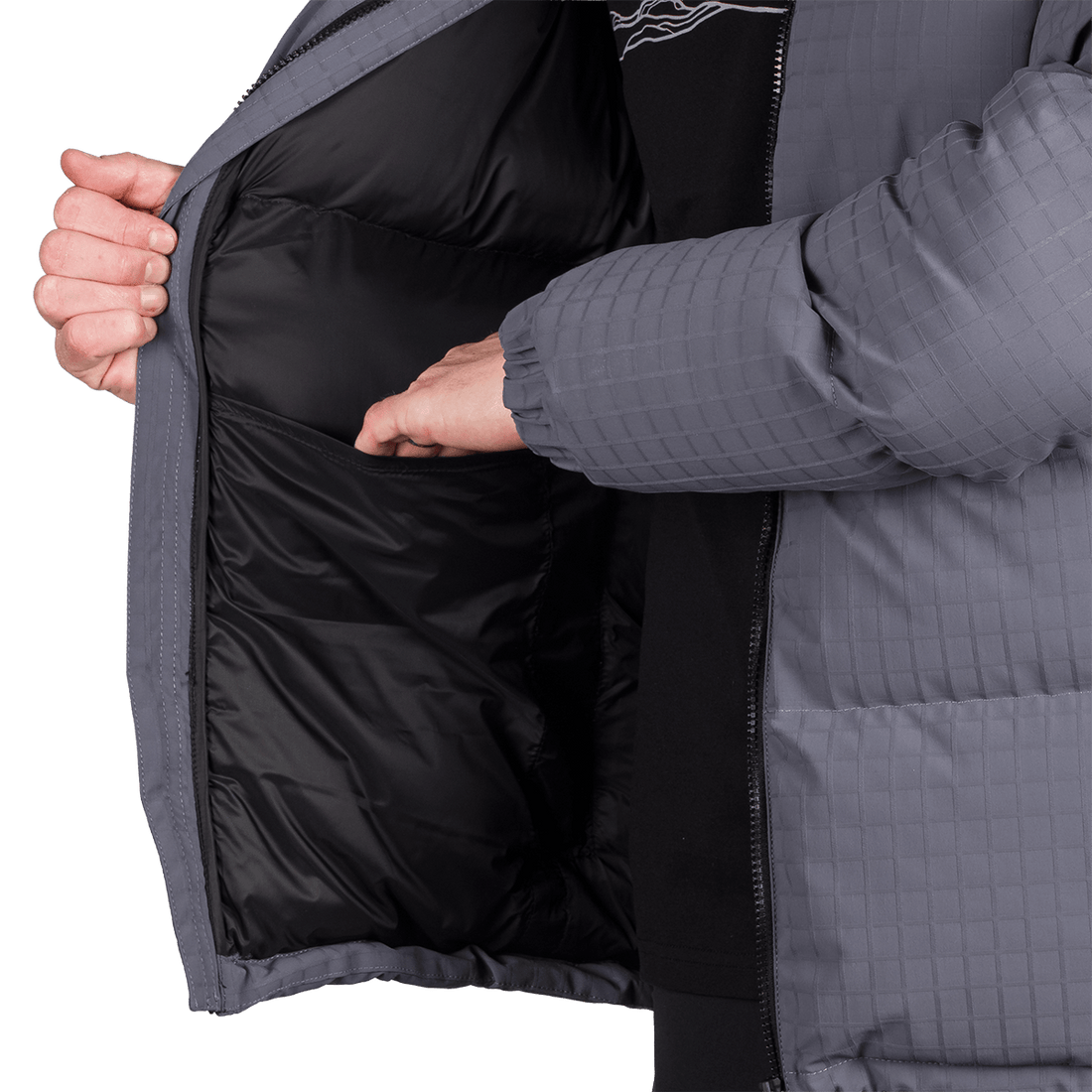 BU-5366SP men's winter sport insulated trendy jacket PRIDBOR
