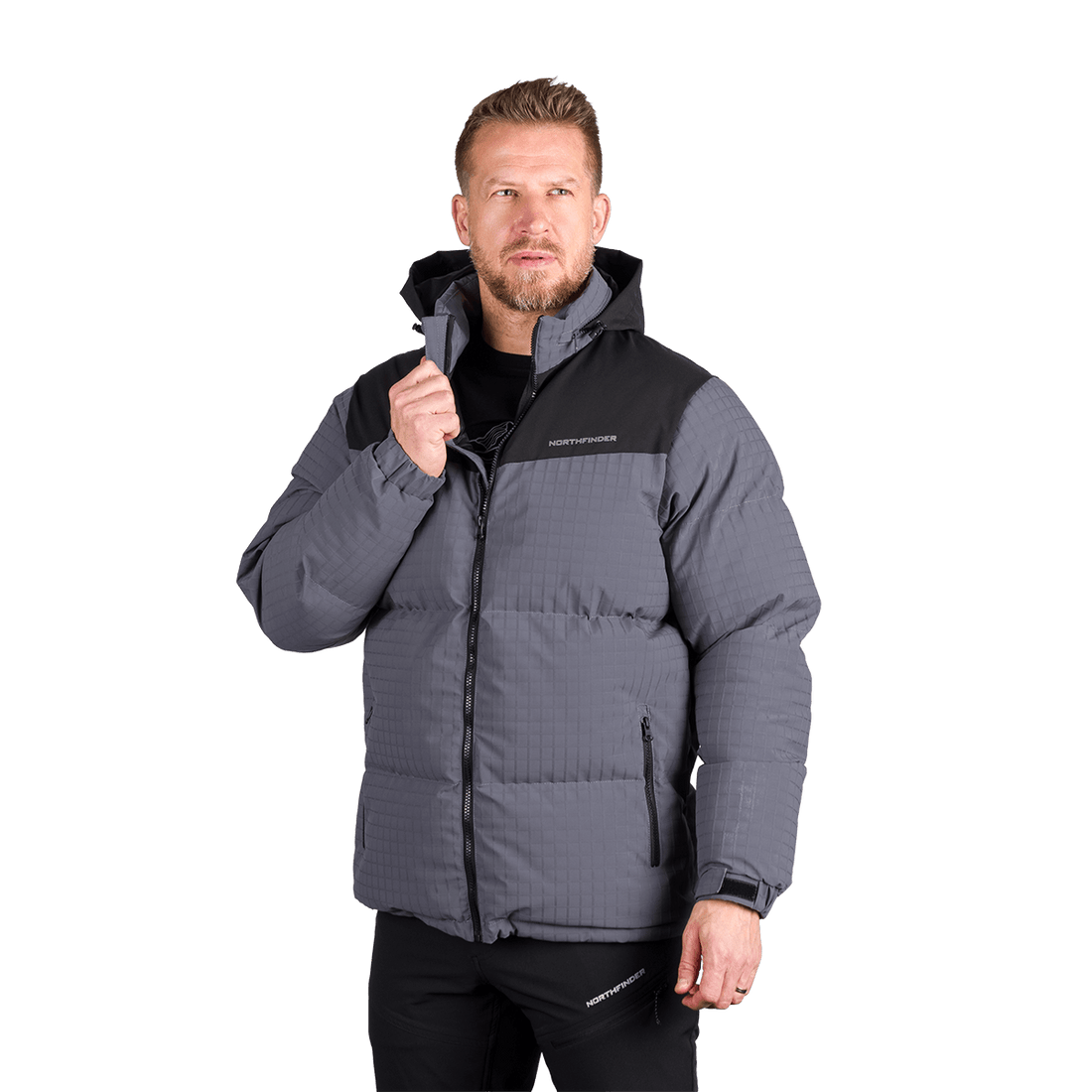 BU-5366SP men's winter sport insulated trendy jacket PRIDBOR