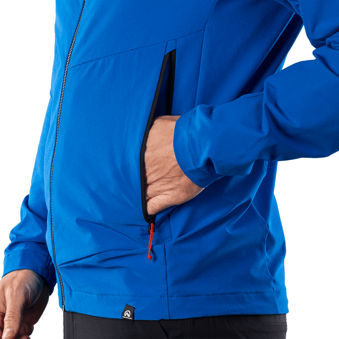 BU-5403OR men's trekking lightweight softshell jacket ABE
