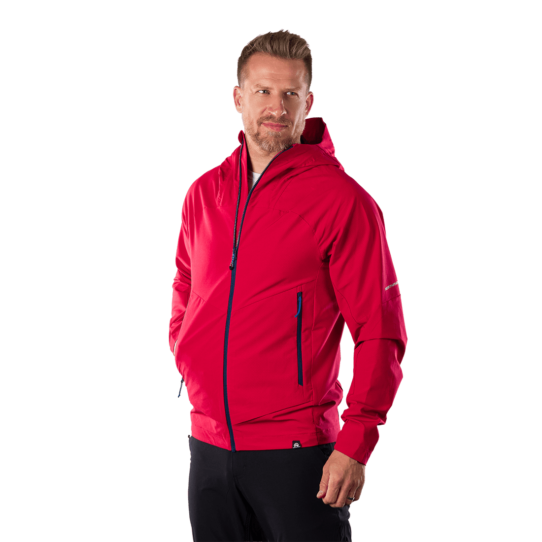 BU-5403OR men's trekking lightweight softshell jacket ABE