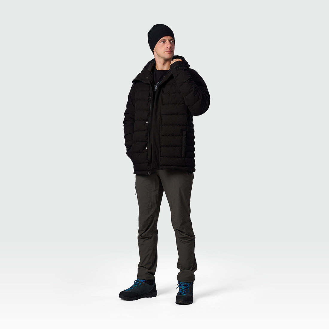 BU-5453SP men's insulated quilted winter jacket RIGOBE