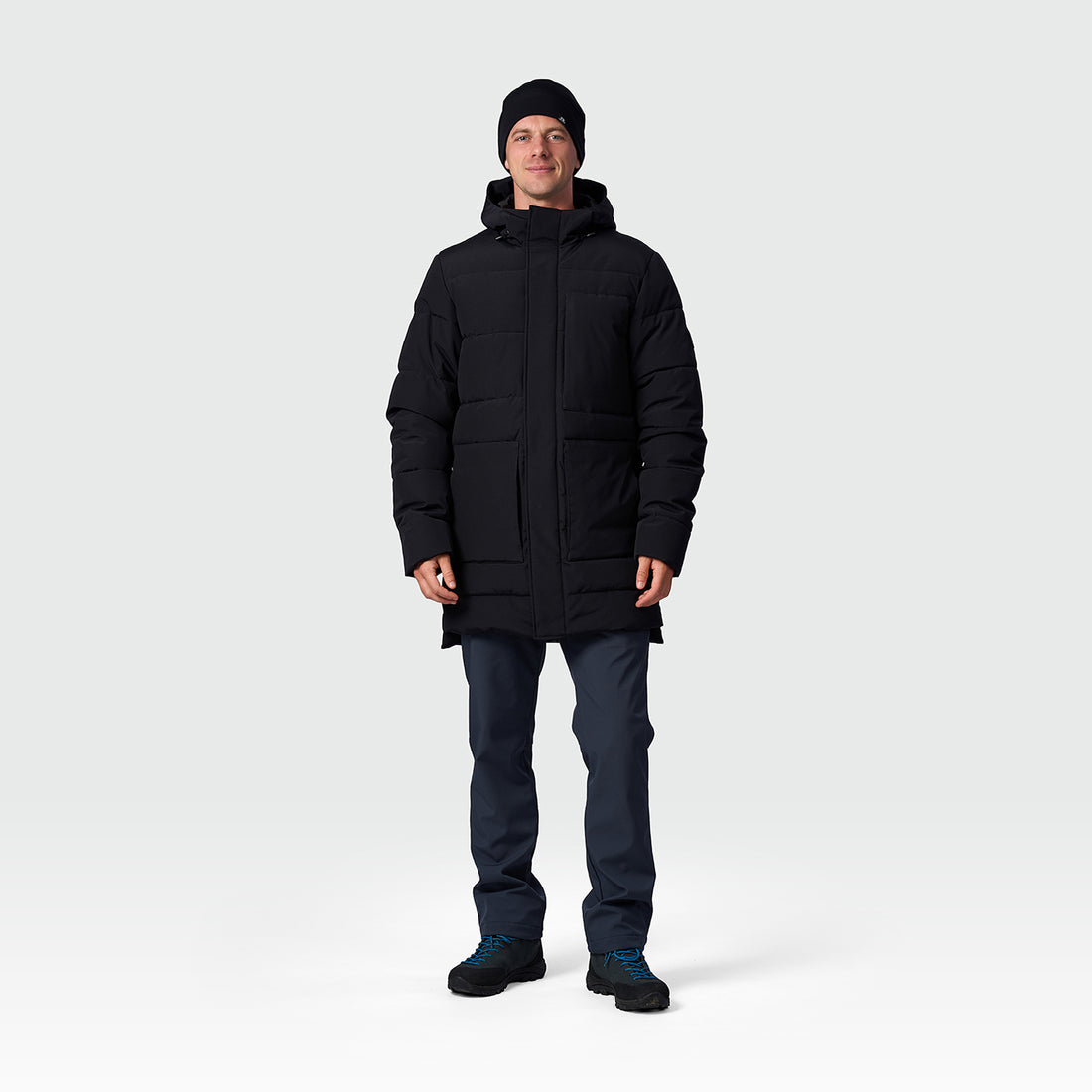 BU-5454SP men's casual trendy insulated long jacket GOBER
