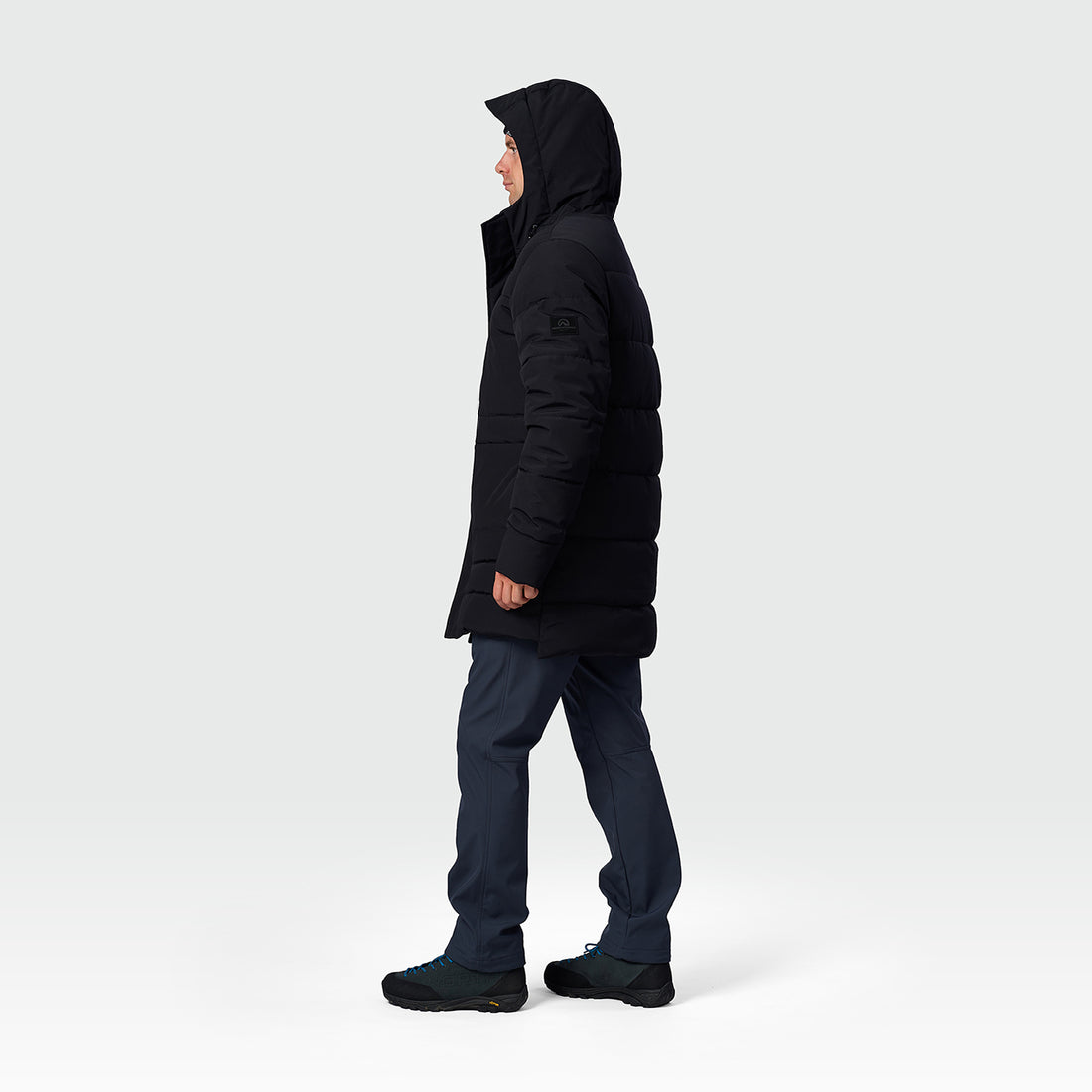 BU-5454SP men's casual trendy insulated long jacket GOBER