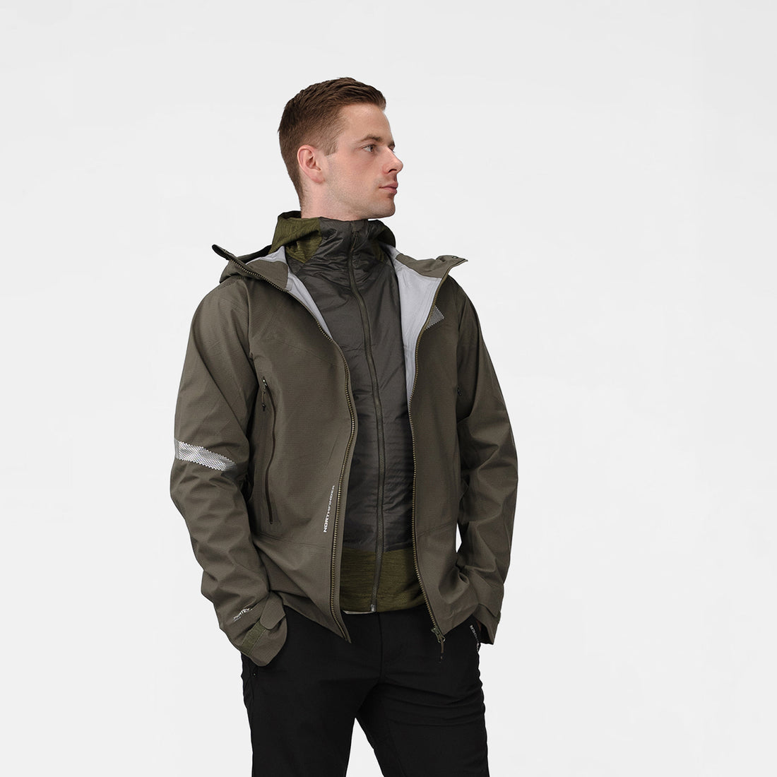 BU-5501PRO Men's technical hardshell jacket DRACI