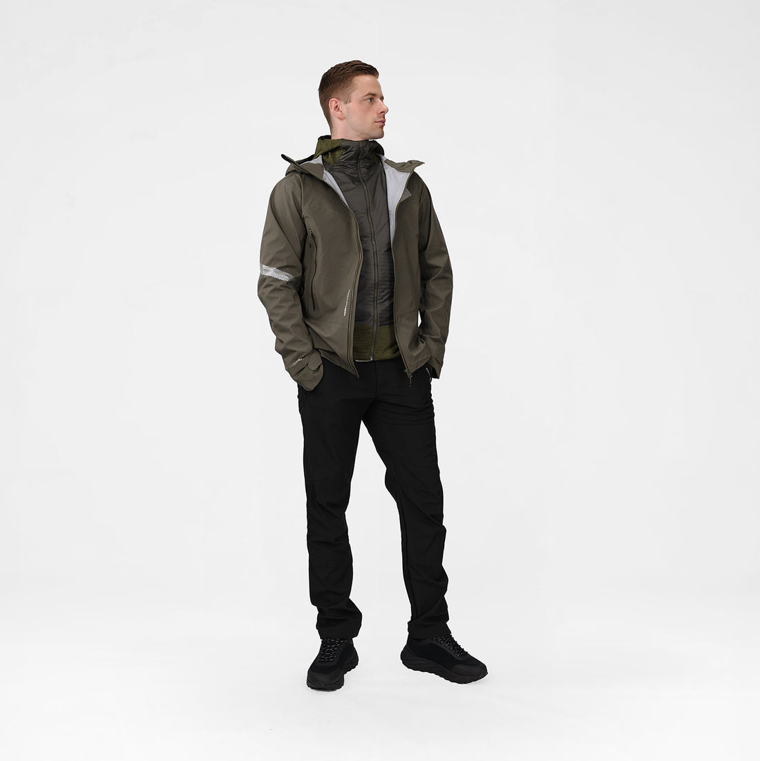 BU-5501PRO Men's technical hardshell jacket DRACI