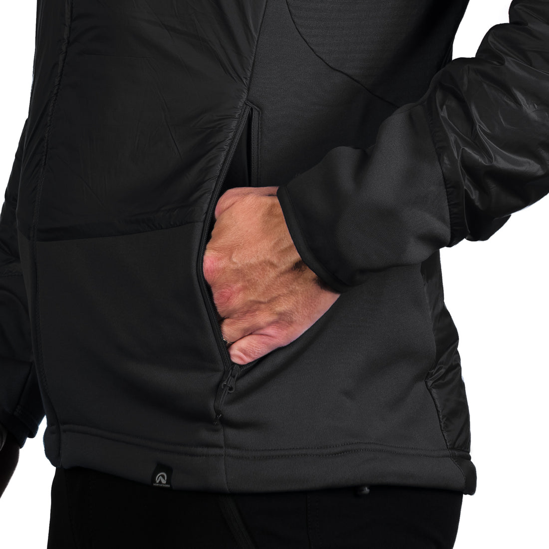 BU-5504PRO men's hybrid jacket with Polartec Alpha Direct