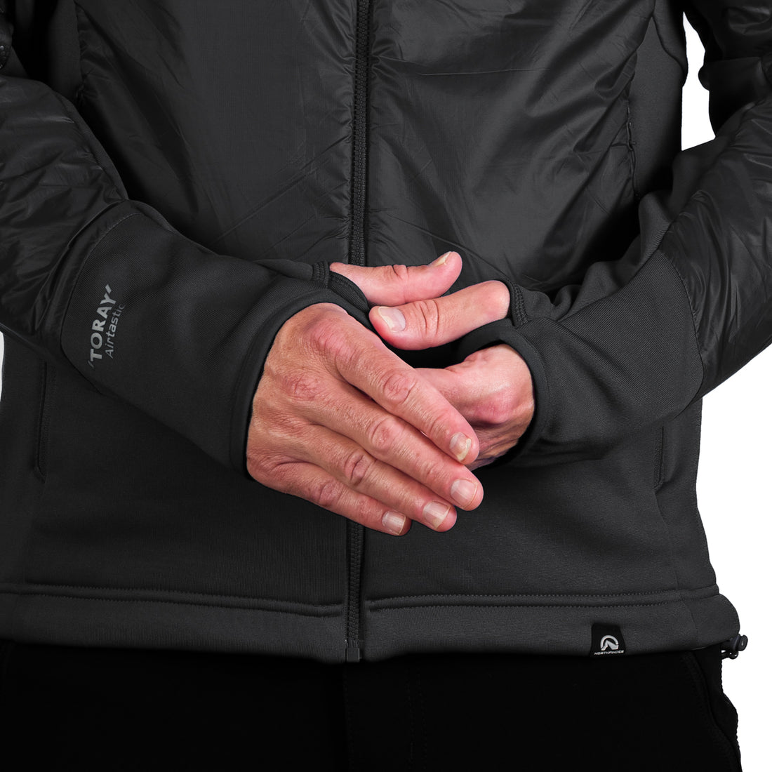 BU-5504PRO men's hybrid jacket with Polartec Alpha Direct