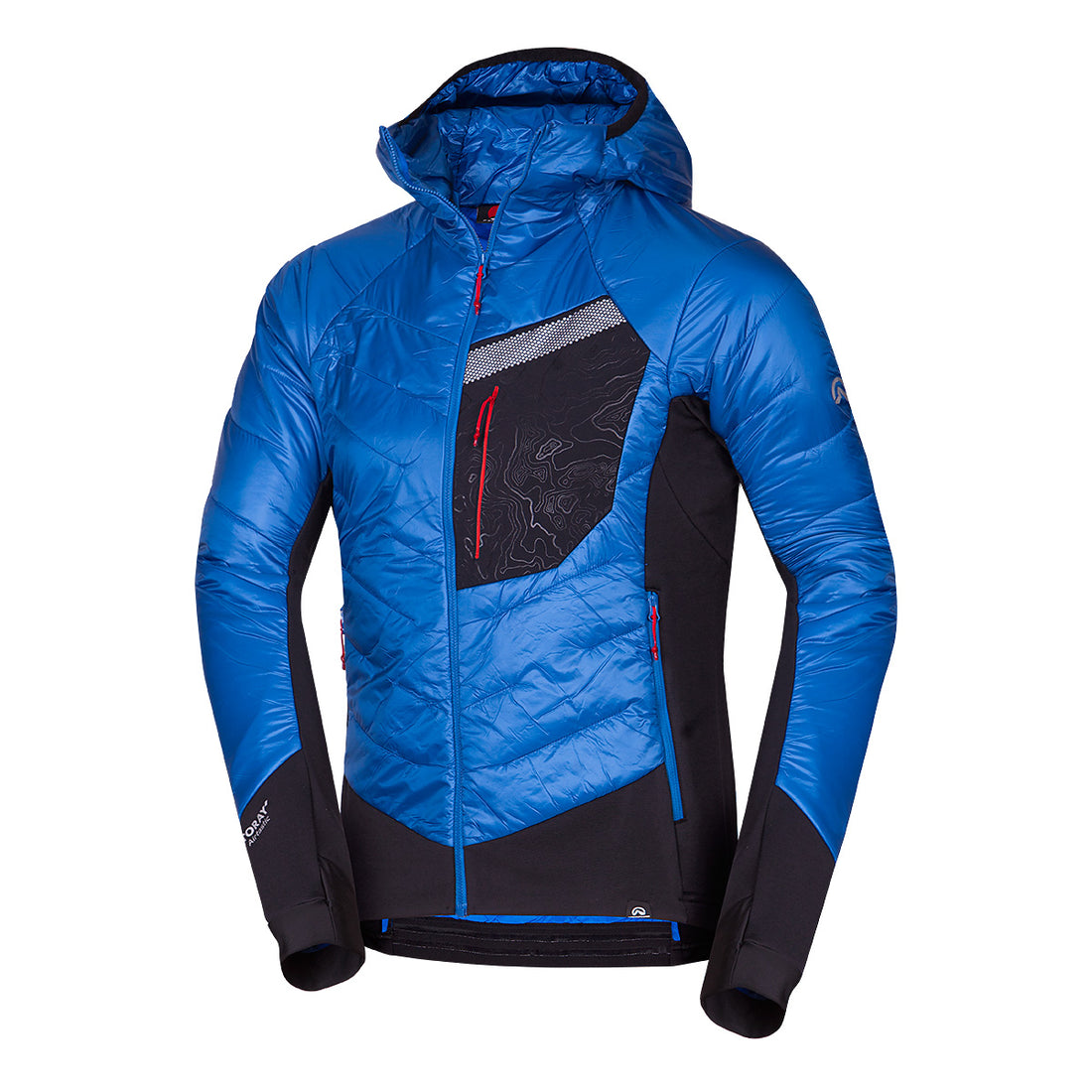 BU-5505PRO men's hybrid active jacket with Primaloft