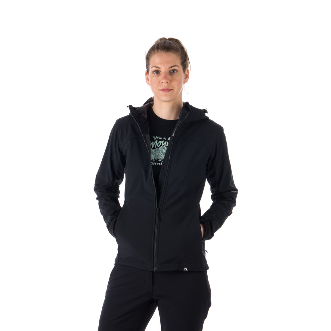 BU-6035OR women's travel elegant softshell jacket 3L ASHLEE