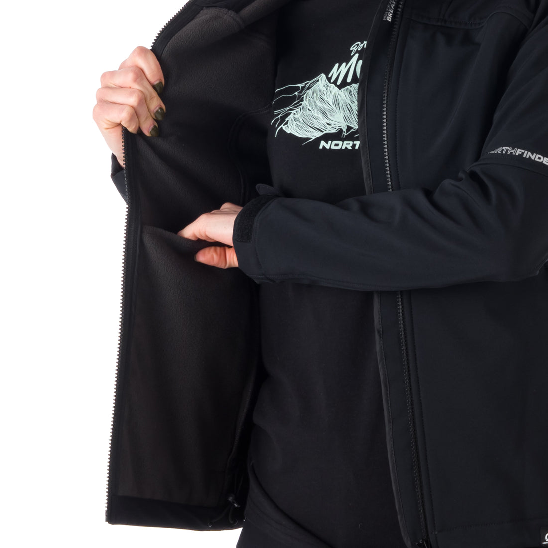 BU-6035OR women's travel elegant softshell jacket 3L ASHLEE