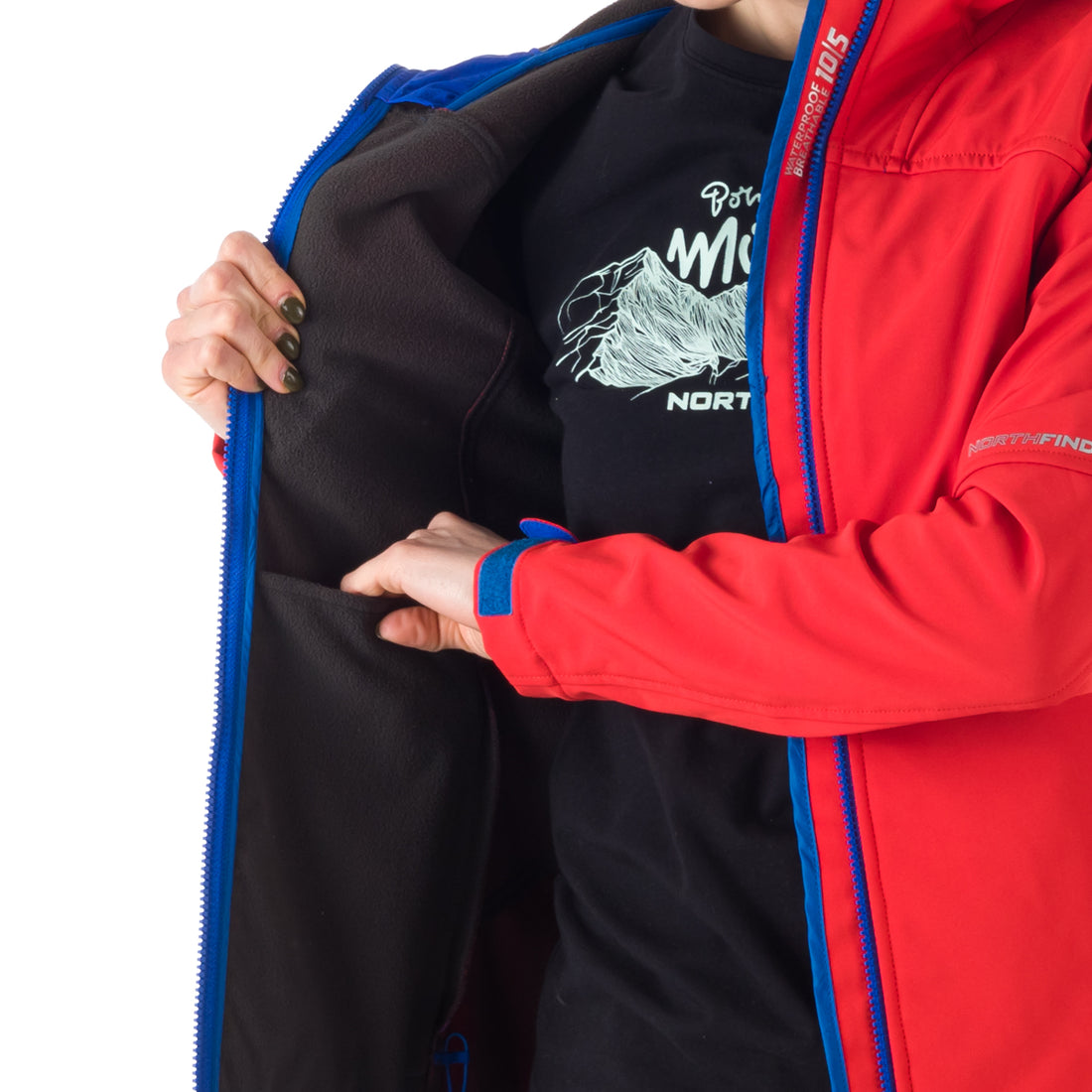 BU-6035OR women's travel elegant softshell jacket 3L ASHLEE