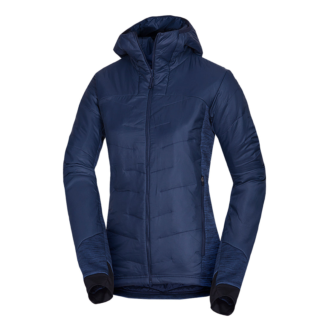 BU-6036OR women's hybrid active trekking jacket with PrimaLoft AUBRIE