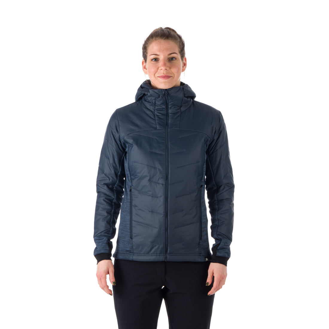 BU-6036OR women's hybrid active trekking jacket with PrimaLoft AUBRIE