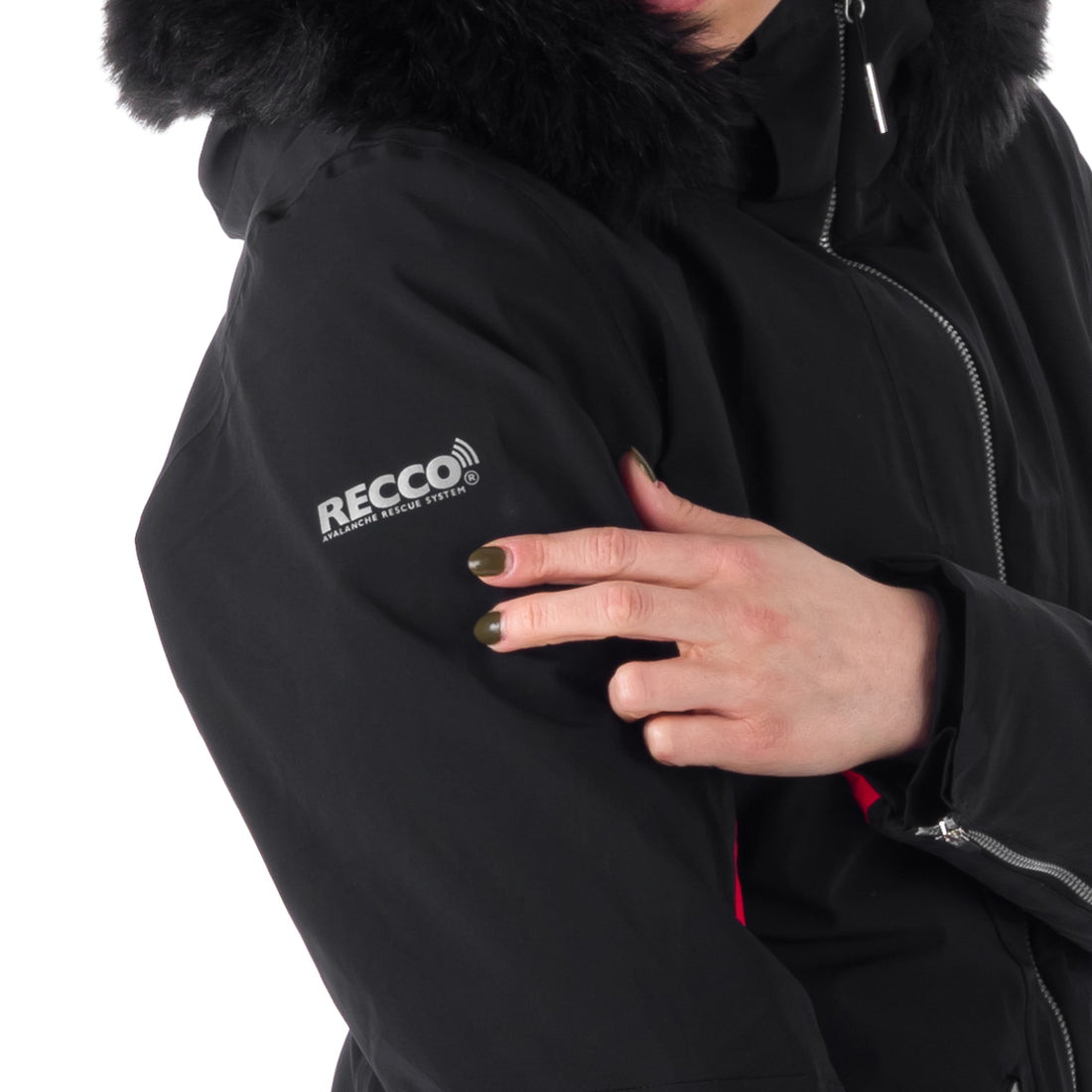 BU-6042SNW women's ski technical insulated jacket fully featured PrimaLoft BLANCHE