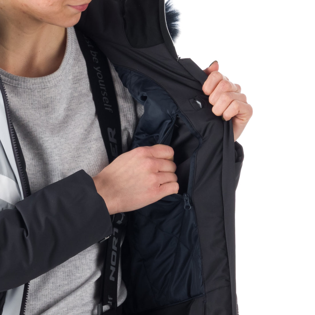 BU-6044SNW women's ski trendy comfort jacket insulated  BRANDI
