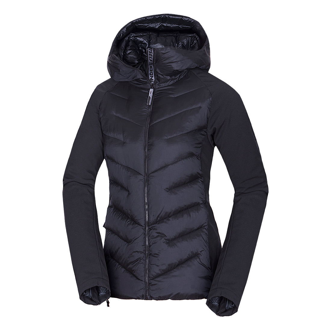 BU-6067SP women's trendy insulated jacket combination with softshell DESIREE