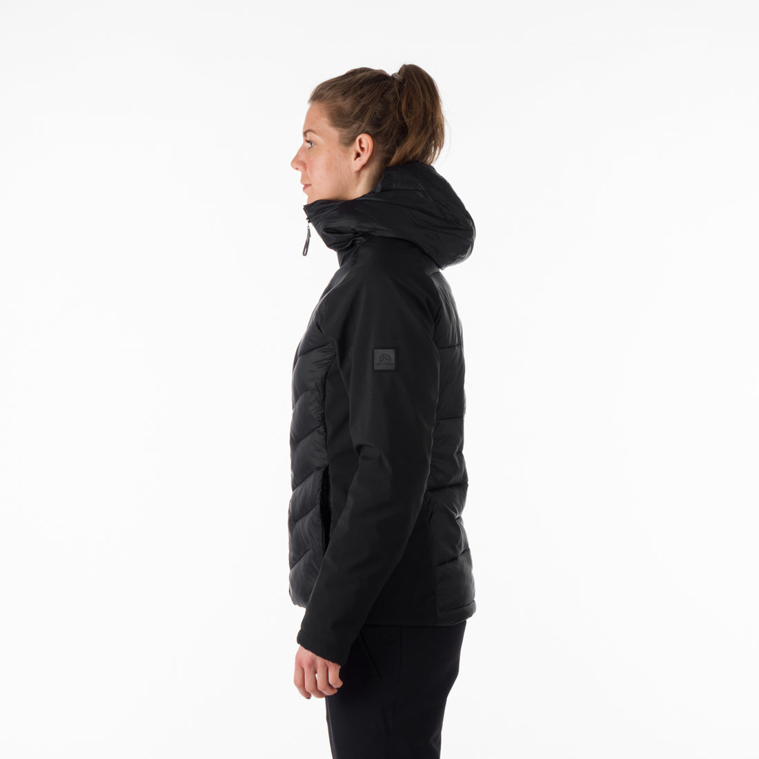 BU-6067SP women's trendy insulated jacket combination with softshell DESIREE