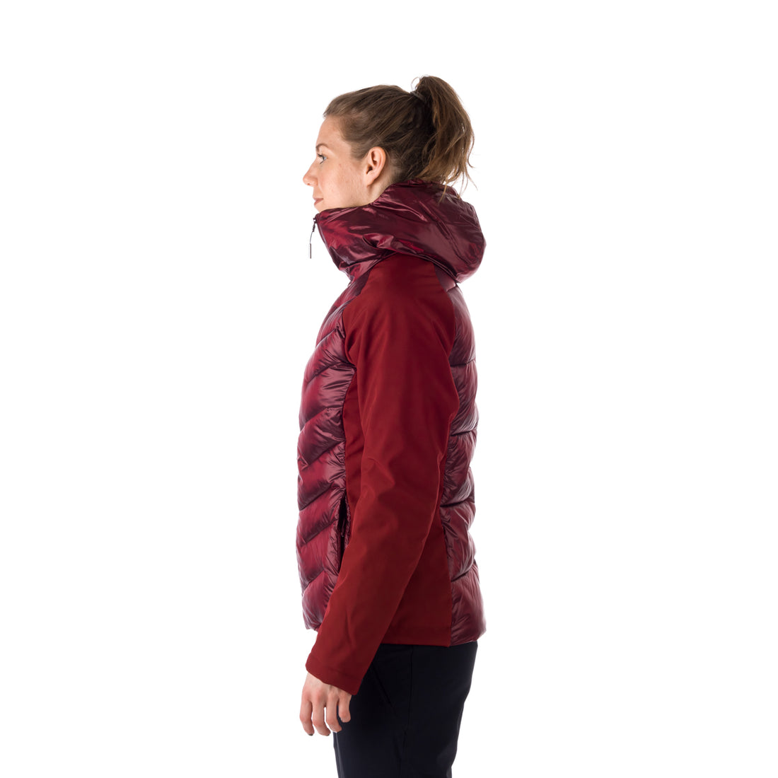 BU-6067SP women's trendy insulated jacket combination with softshell DESIREE