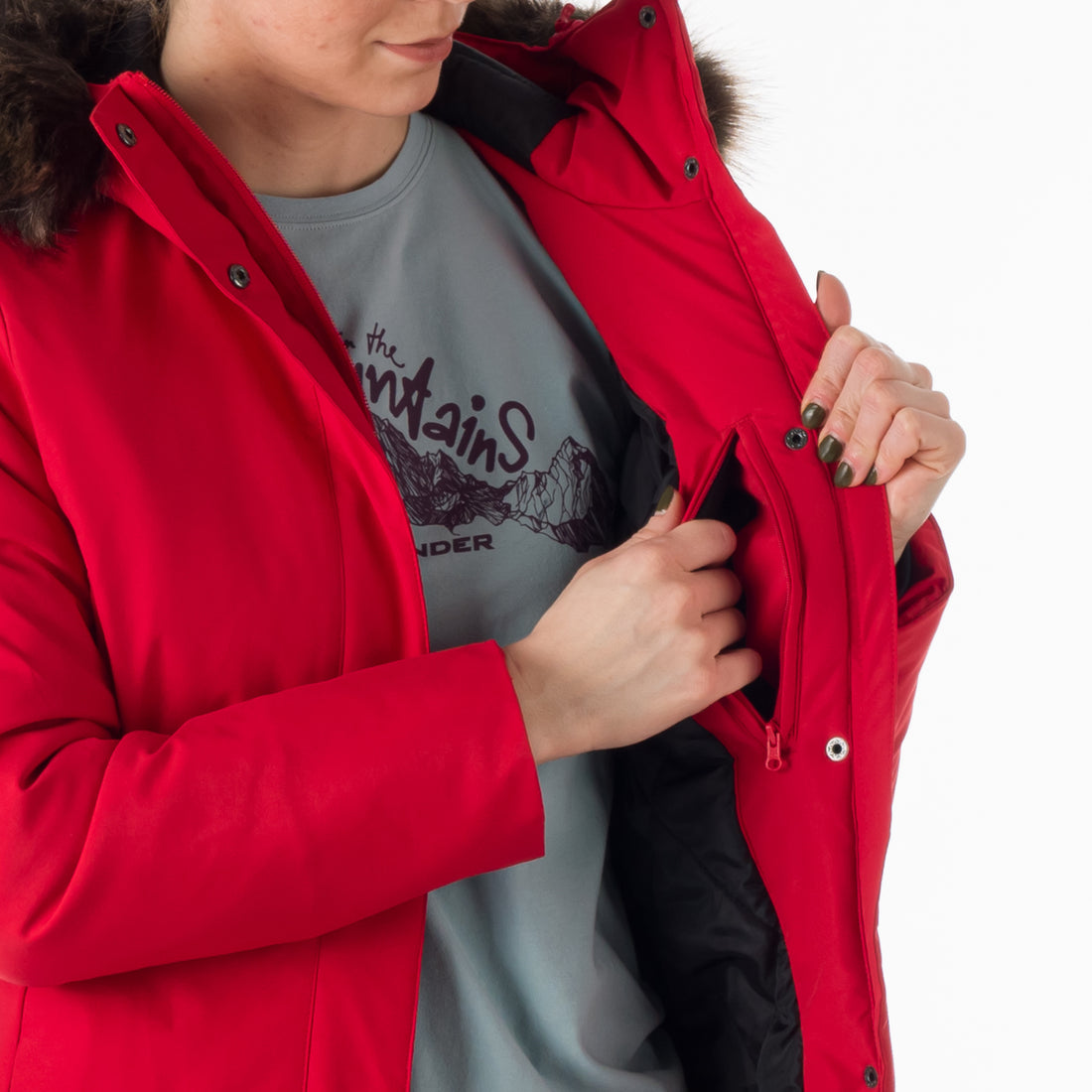 BU-6071SP women's lightweight semi fit jacket XENYIA