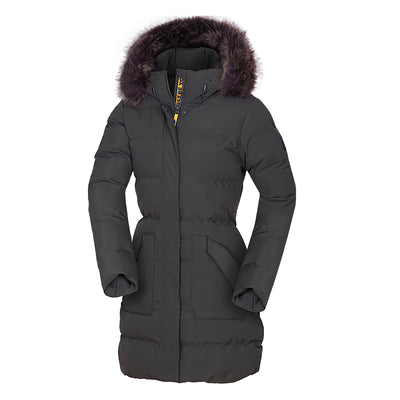 BU-6072SP women's sport insulated prolonged jacket with fur MEELEY