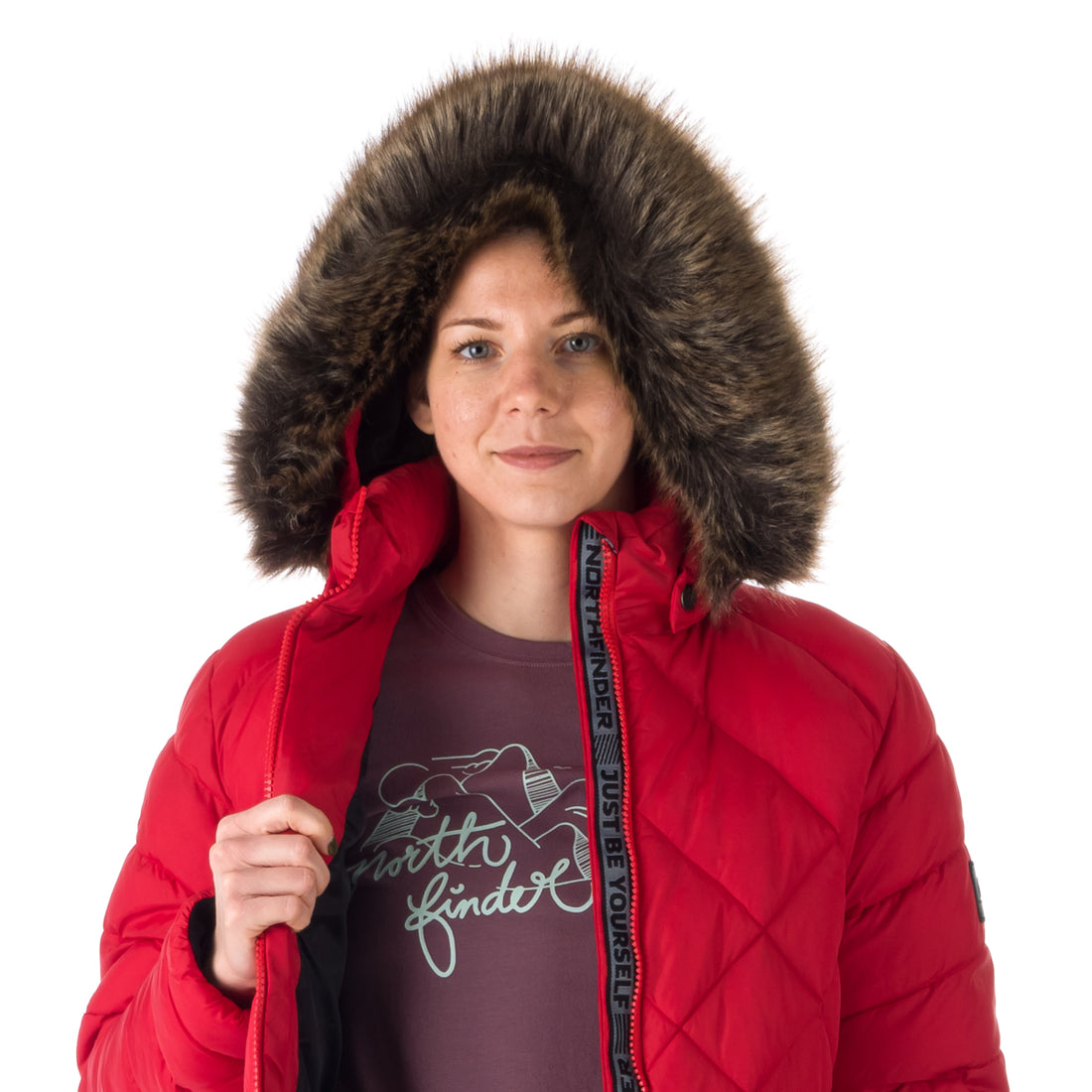 BU-6074SP women's casual like down jacket long style GINA