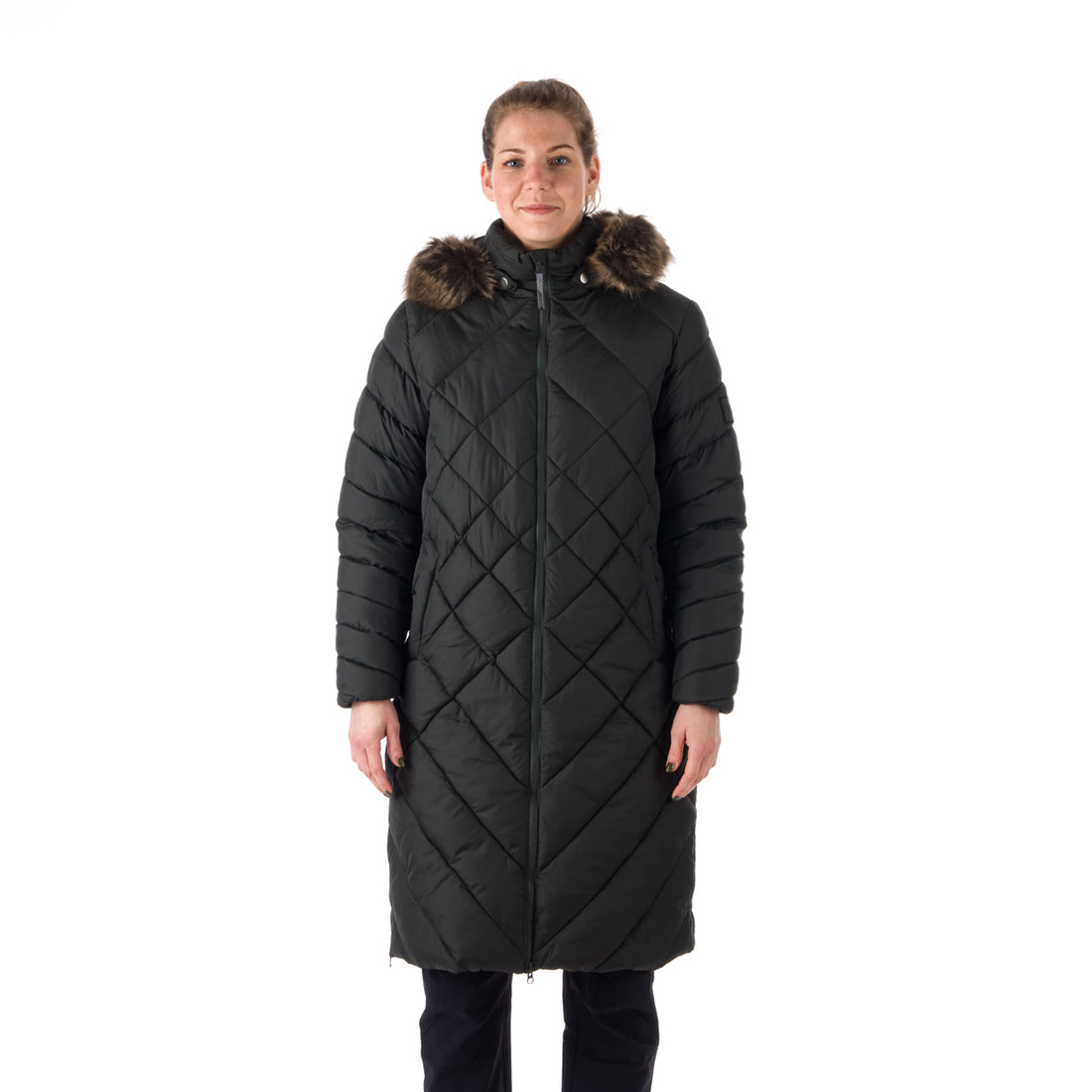 BU-6074SP women's casual like down jacket long style GINA