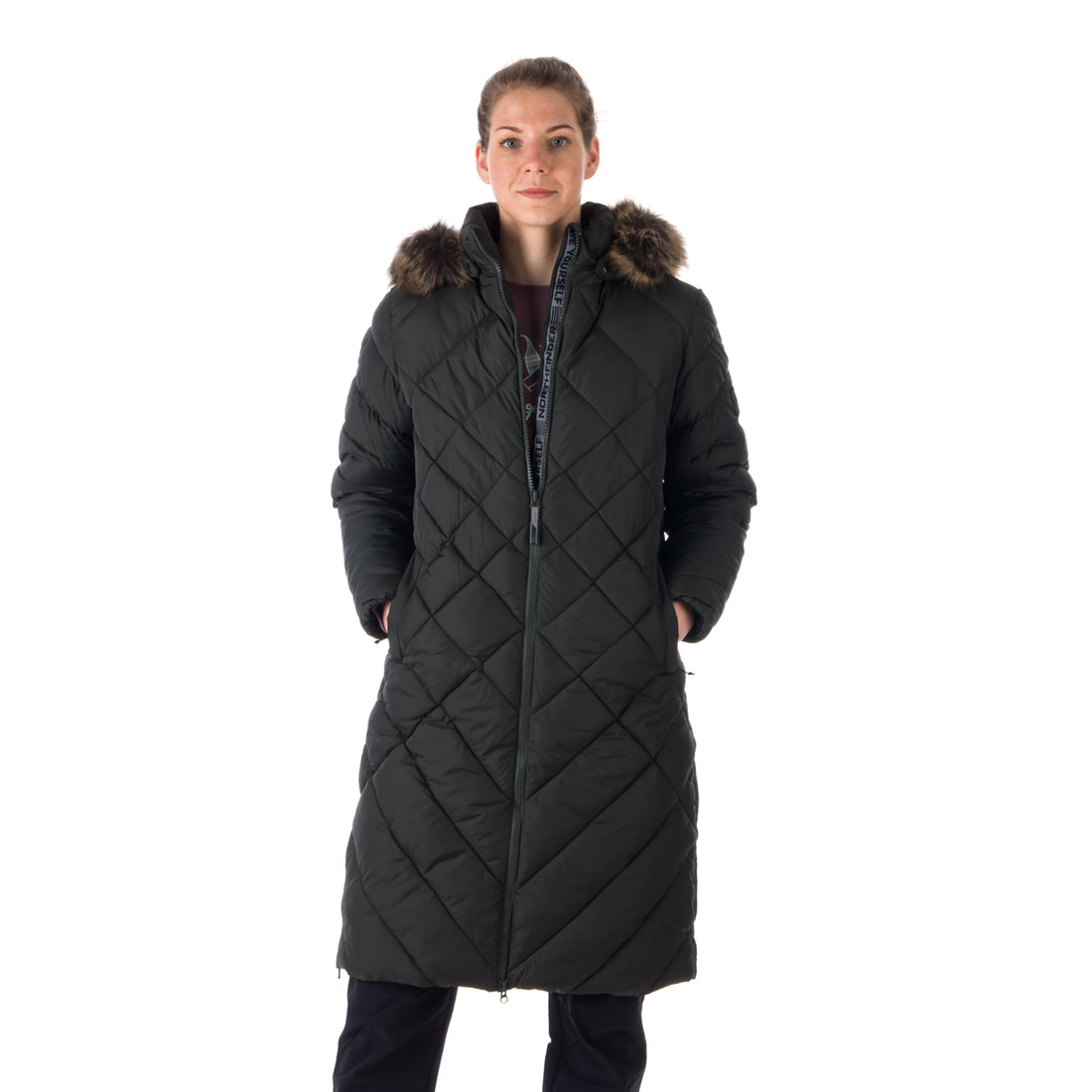 BU-6074SP women's casual like down jacket long style GINA