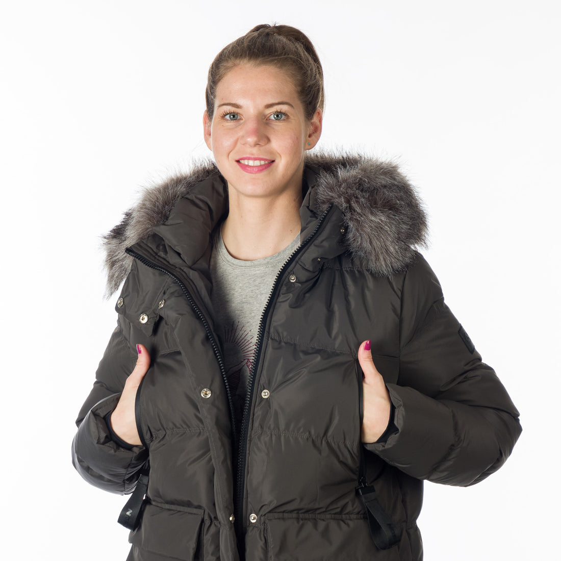 BU-6076SP women's casual trendy like down jacket HAANNA