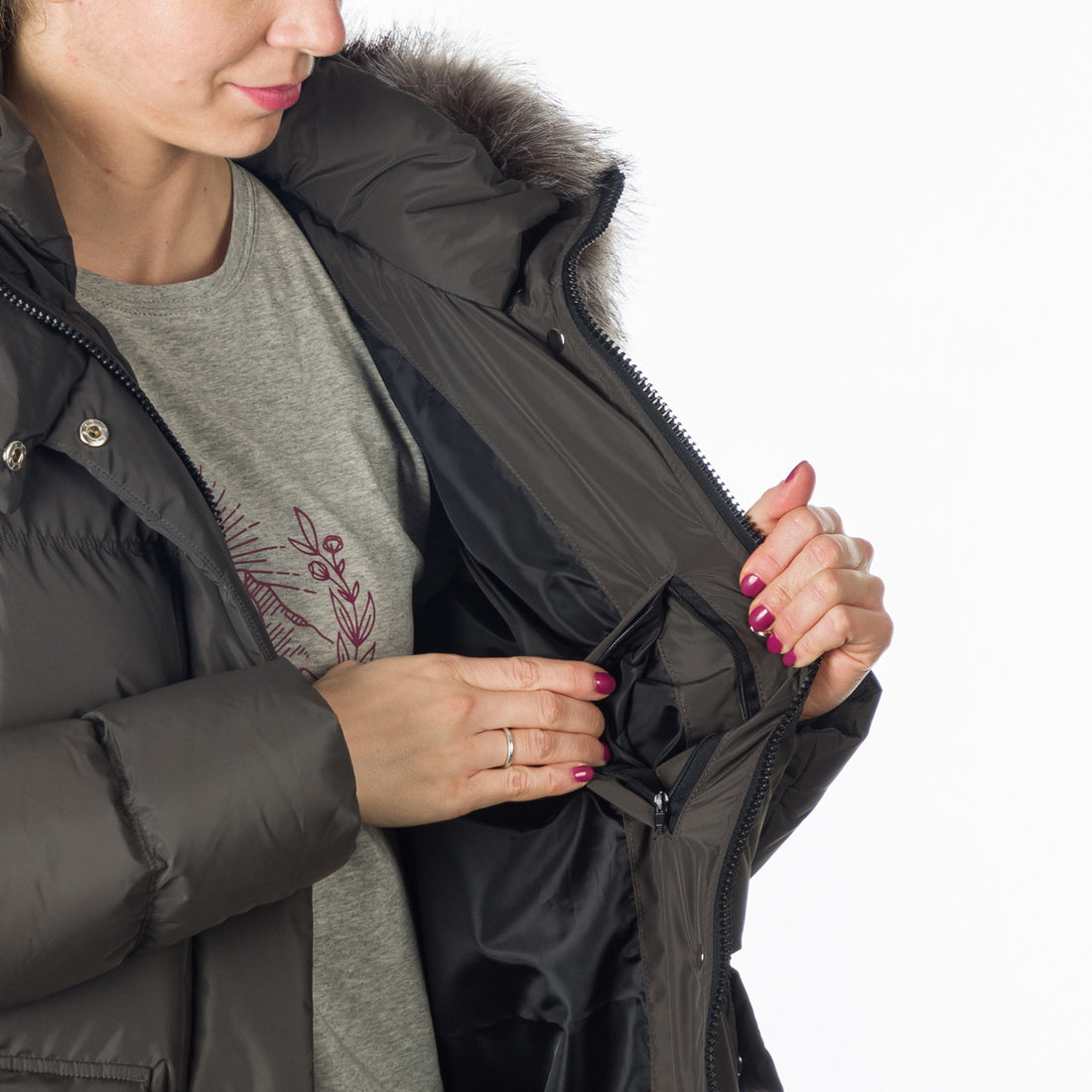 BU-6076SP women's casual trendy like down jacket HAANNA