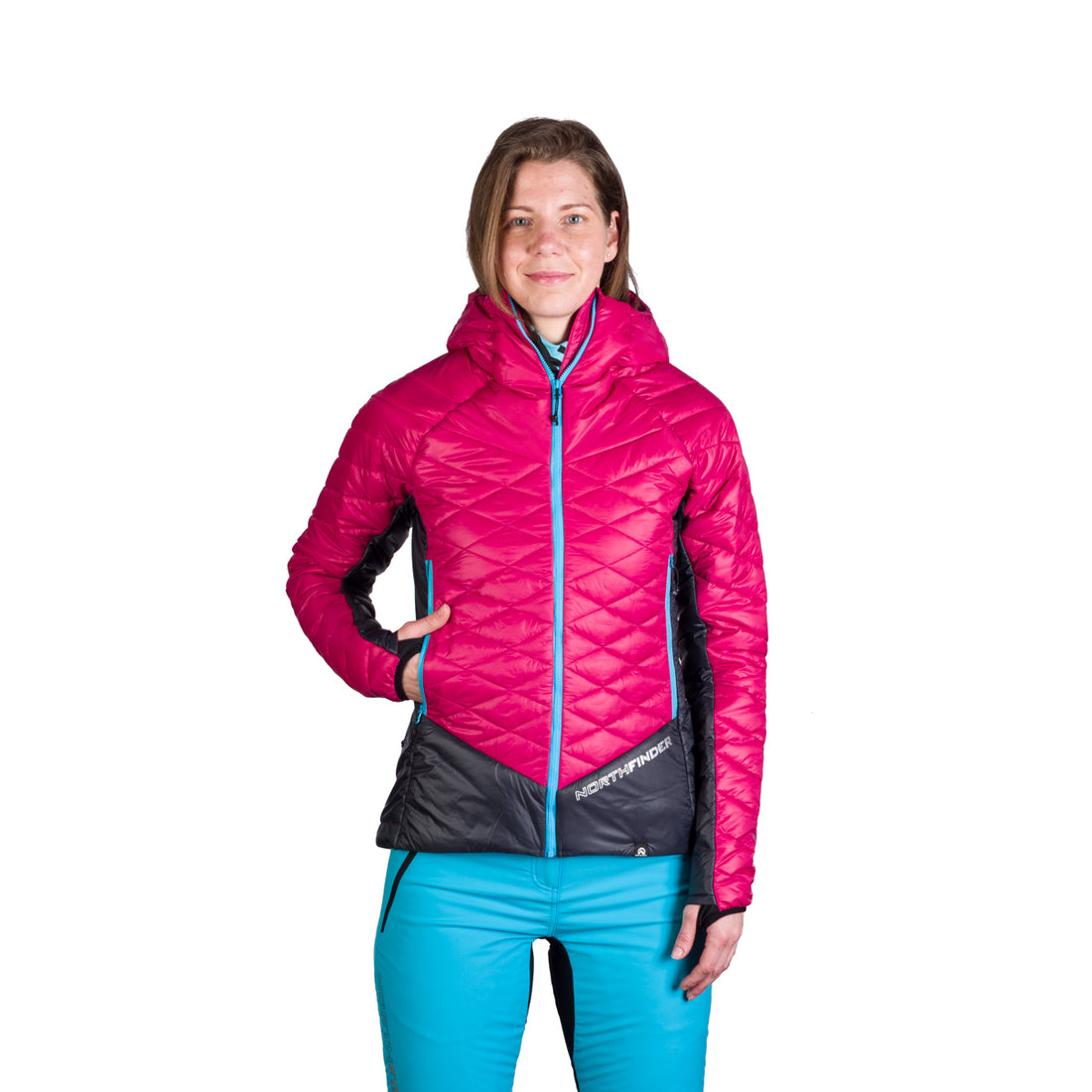 BU-61101SKP women's active ski-touring jacket padded Primaloft® Gold OPALENA