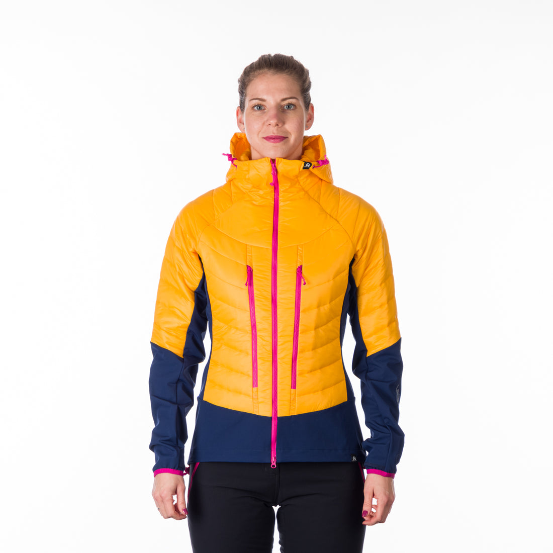 BU-6110SKP women's active ski-touring softshell hybrid jacket padded Primaloft Gold OPALENA