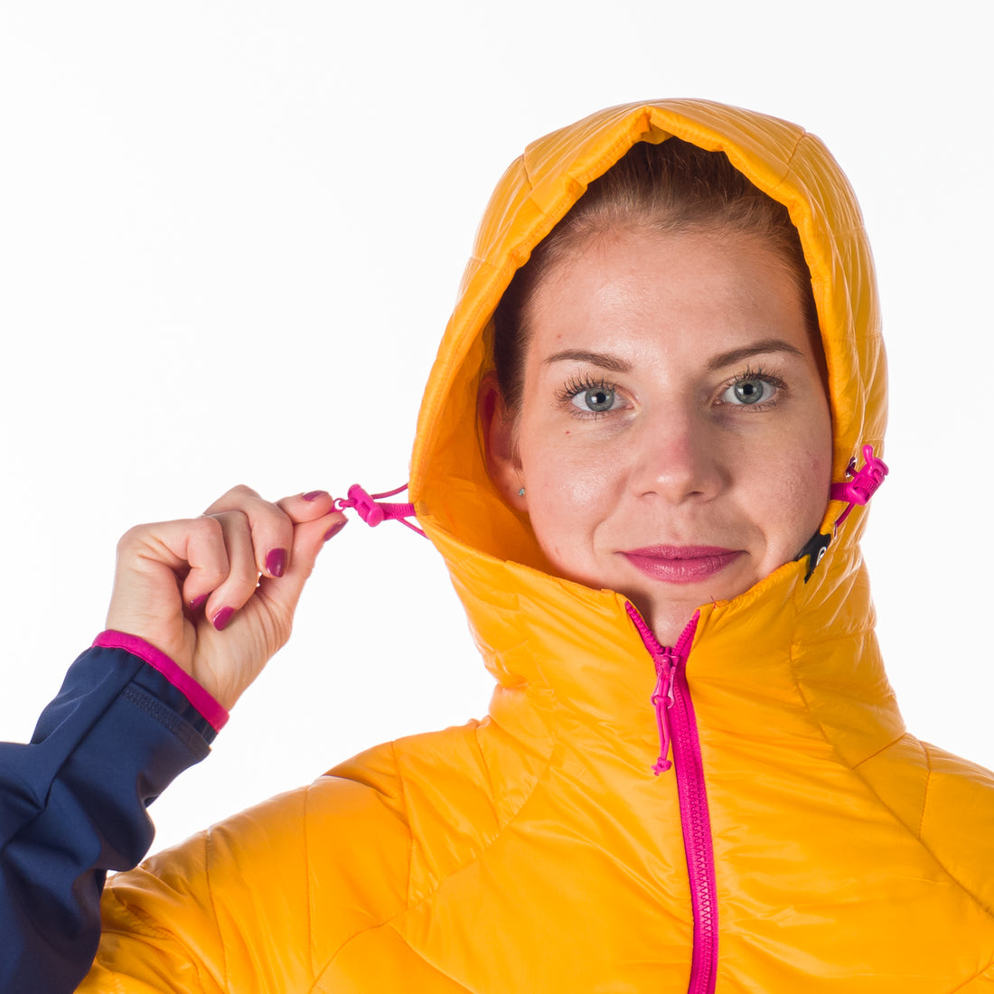 BU-6110SKP women's active ski-touring softshell hybrid jacket padded Primaloft Gold OPALENA