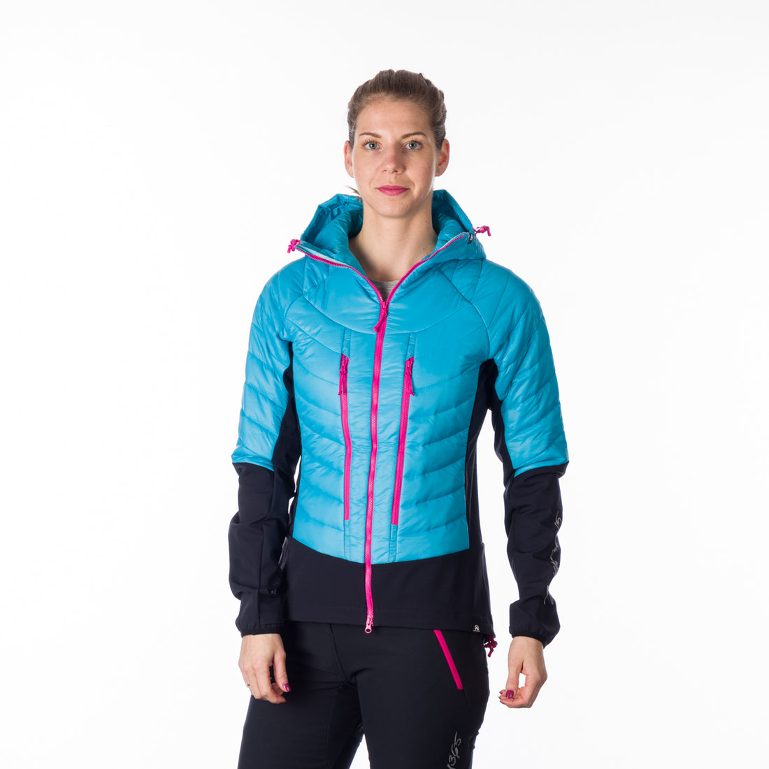 BU-6110SKP women's active ski-touring softshell hybrid jacket padded Primaloft Gold OPALENA