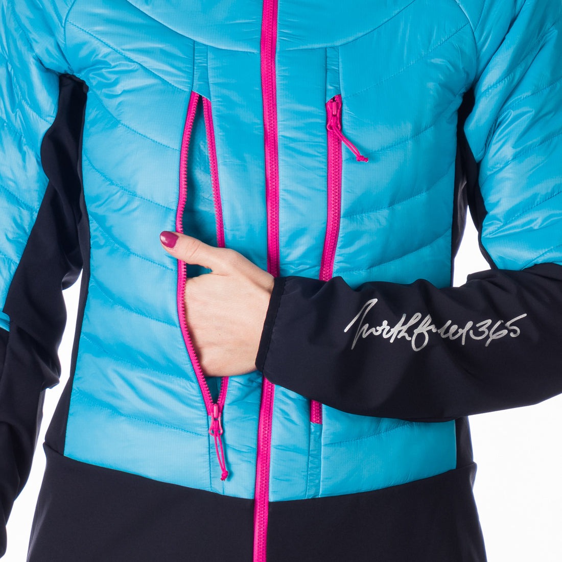 BU-6110SKP women's active ski-touring softshell hybrid jacket padded Primaloft Gold OPALENA