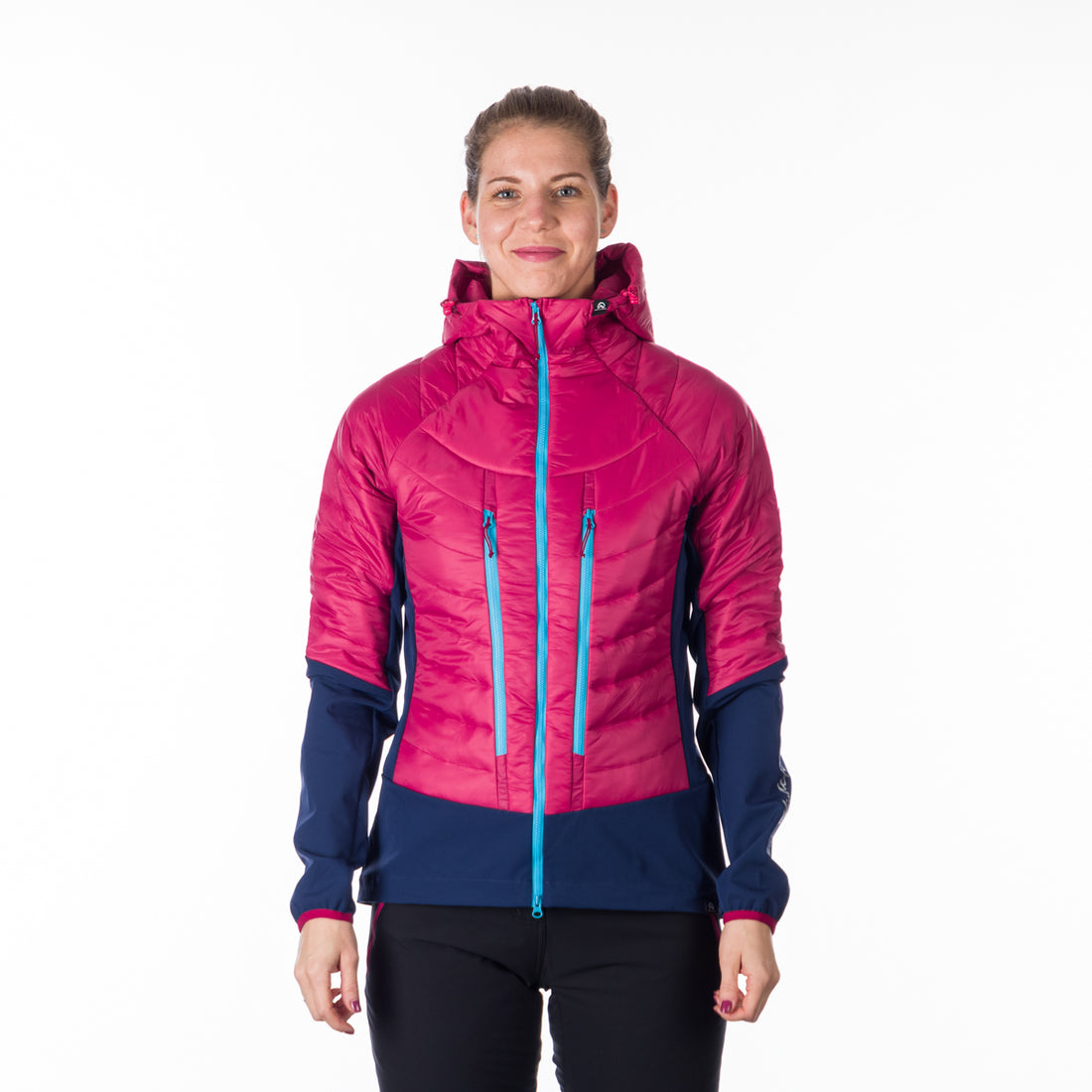 BU-6110SKP women's active ski-touring softshell hybrid jacket padded Primaloft Gold OPALENA