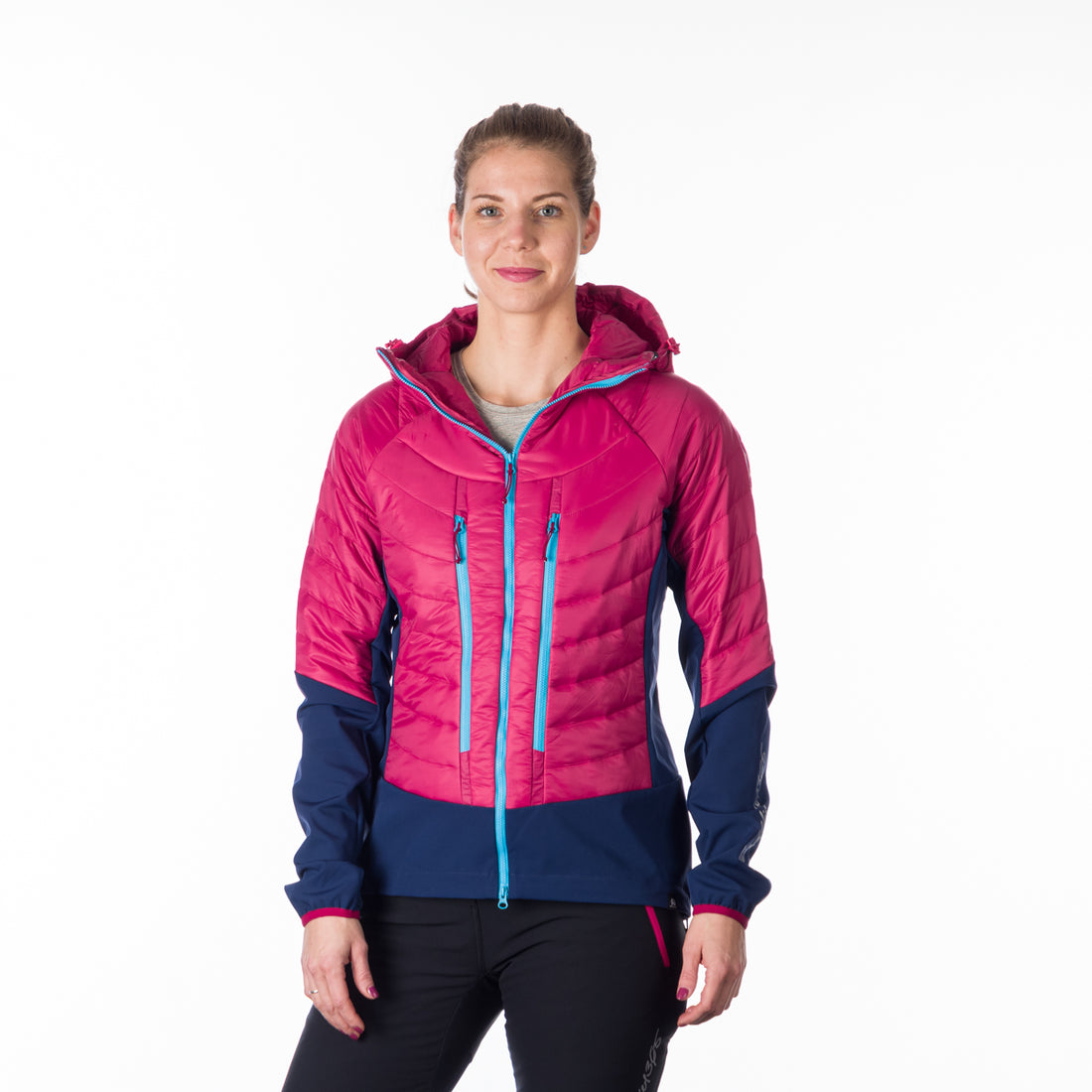 BU-6110SKP women's active ski-touring softshell hybrid jacket padded Primaloft Gold OPALENA