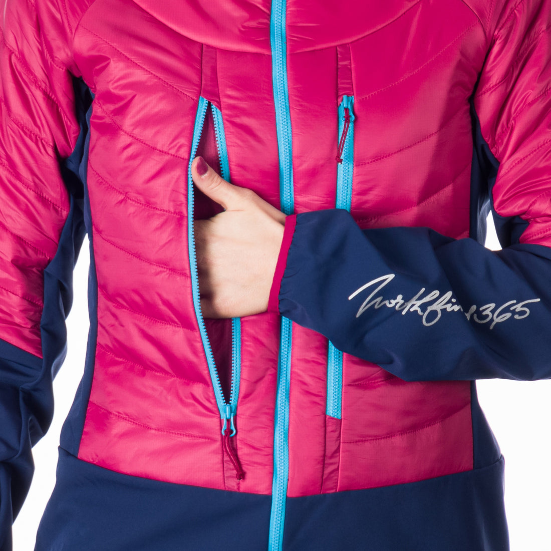 BU-6110SKP women's active ski-touring softshell hybrid jacket padded Primaloft Gold OPALENA