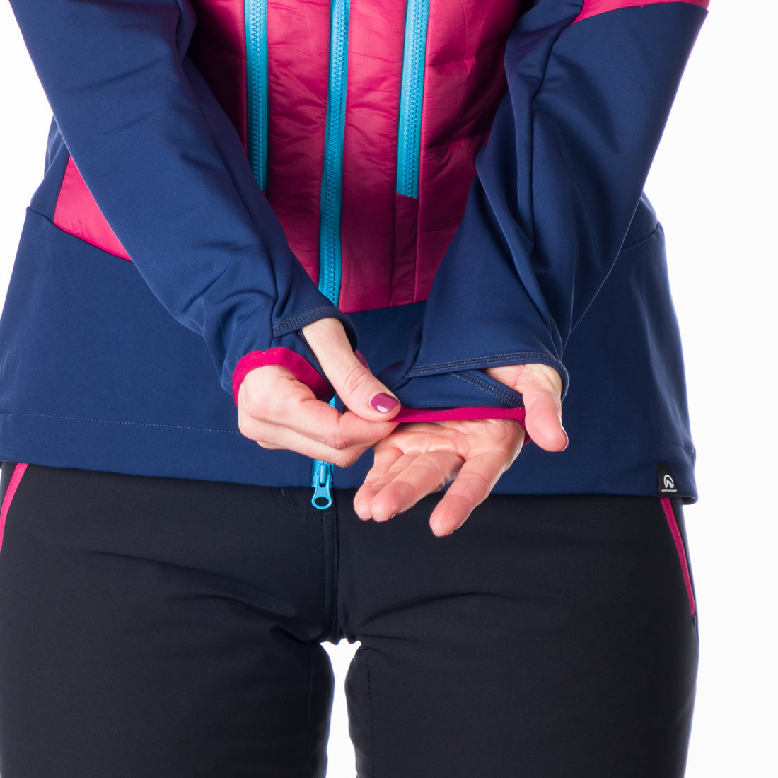 BU-6110SKP women's active ski-touring softshell hybrid jacket padded Primaloft Gold OPALENA