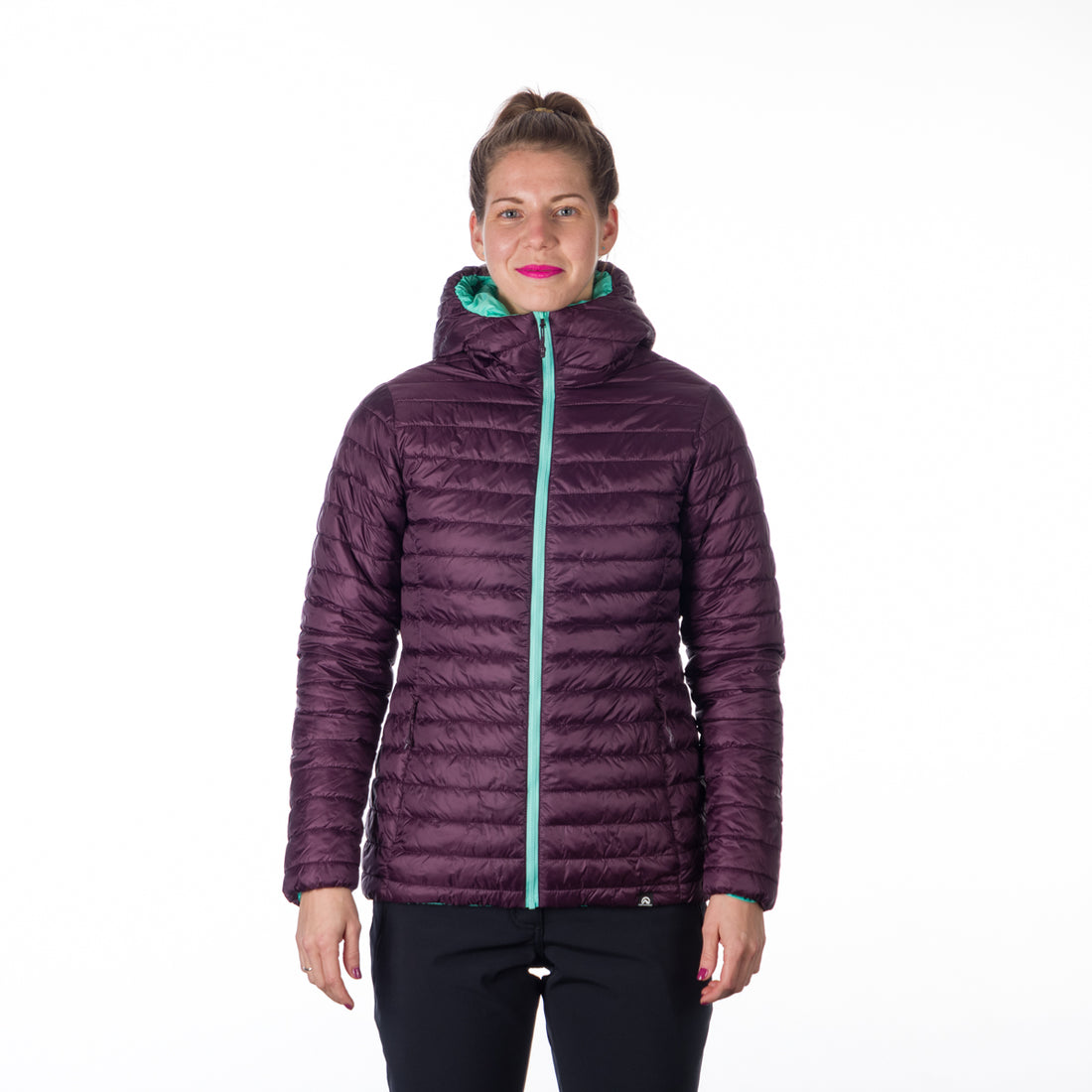 BU-6134OR women's insulated reversible hoody jacket JANET
