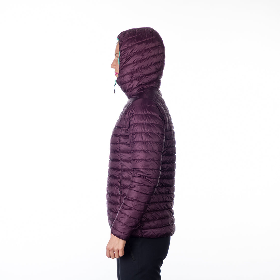 BU-6134OR women's insulated reversible hoody jacket JANET