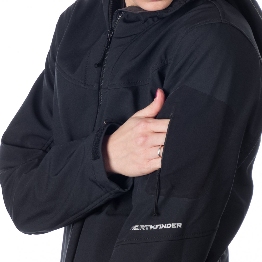 BU-6135OR women's travel elegant softshell jacket 3L JEANNE