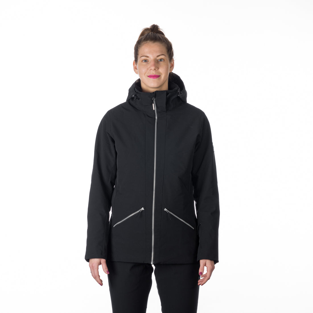 BU-6147SNW women ski trendy prolonged jacket OPAL