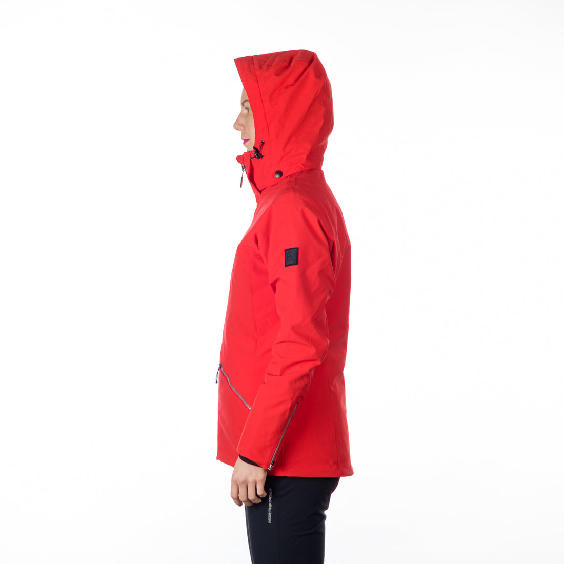 BU-6147SNW women ski trendy prolonged jacket OPAL