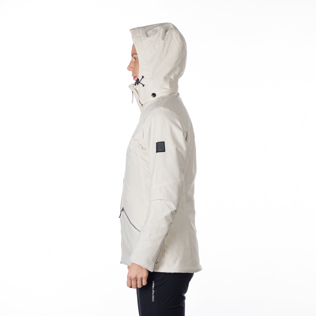 BU-6147SNW women ski trendy prolonged jacket OPAL
