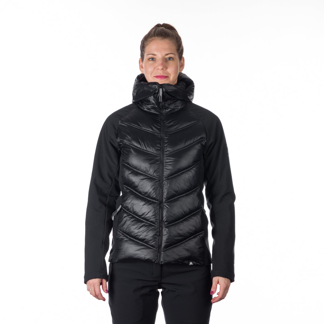 BU-6154SP women's trendy insulated jacket combined with softshell RITA