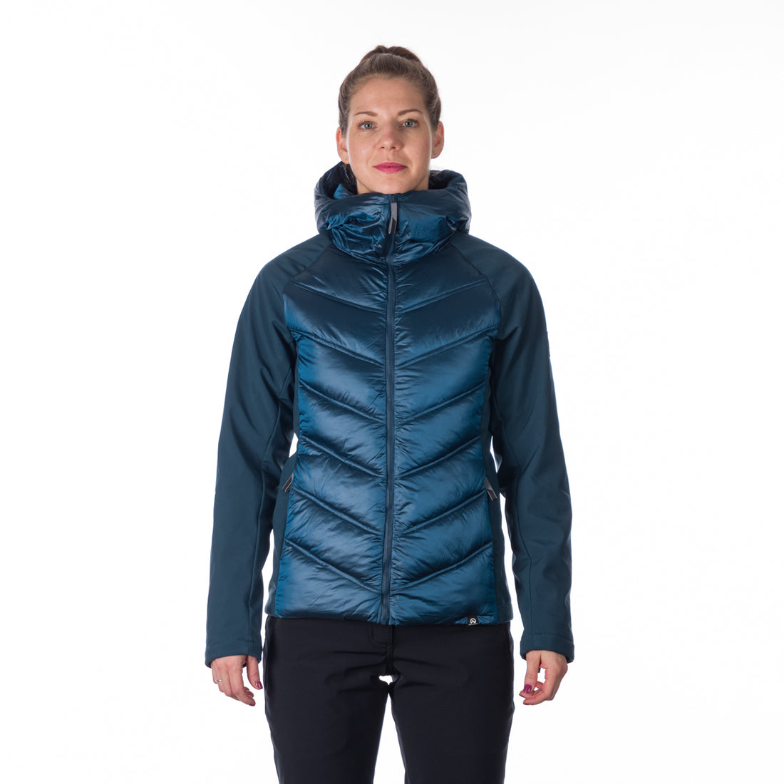 BU-6154SP women's trendy insulated jacket combined with softshell RITA