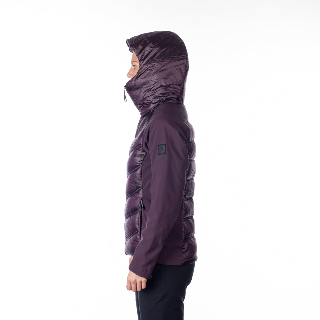 BU-6154SP women's trendy insulated jacket combined with softshell RITA