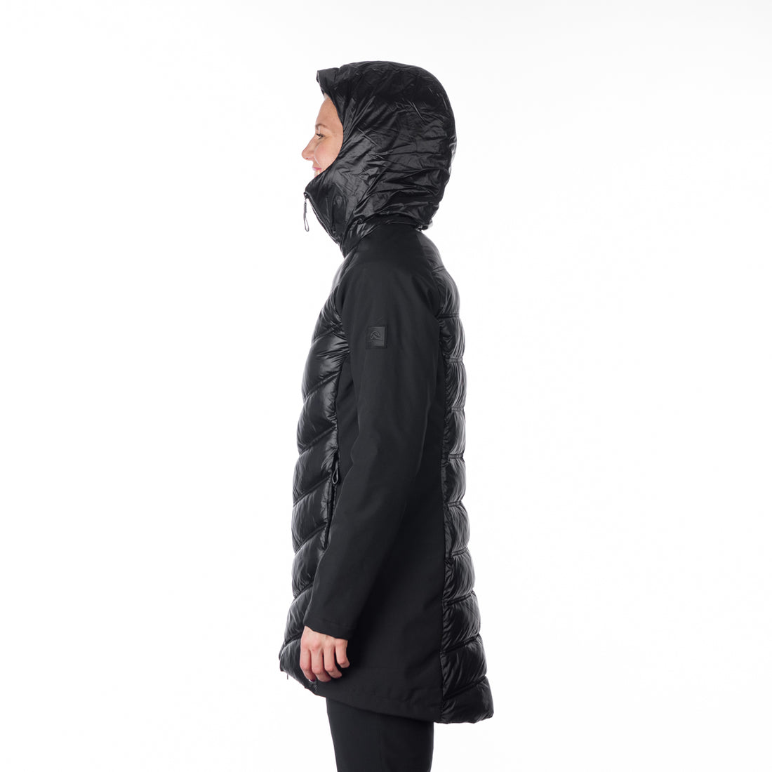 BU-6155SP women's trendy insulated jacket combined with softshell MARGIE