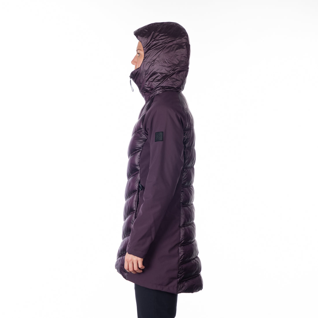 BU-6155SP women's trendy insulated jacket combined with softshell MARGIE
